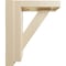 Ekena Millwork 2 1/2"W x 6 1/4"D x 7 1/2"H Traditional Shelf Bracket, Rubberwood BKT02X06X07TRRW - alternate 2